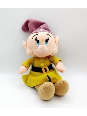 Dopey The Disney Store 11" Plush Snow White And The Seven Dwarfs Collectible